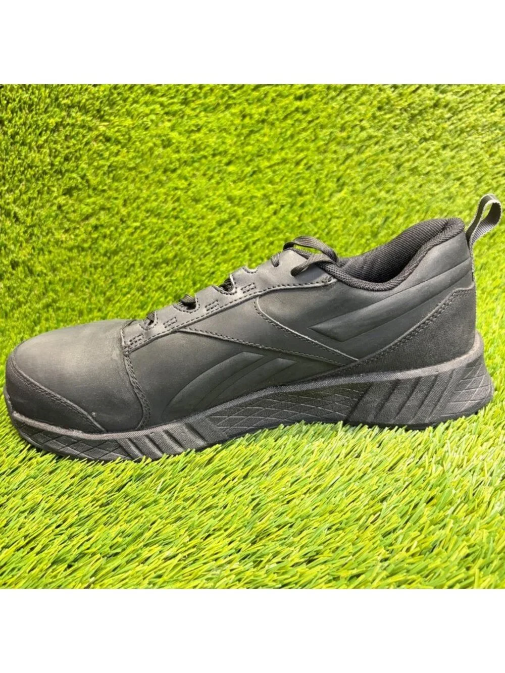 Reebok Fusion Formidable Mens Size 10.5E Black Composite Toe Safety Work Shoes